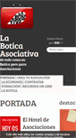 Mobile Screenshot of laboticaasociativa.org