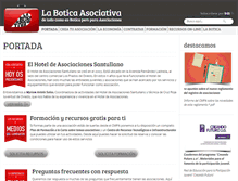 Tablet Screenshot of laboticaasociativa.org